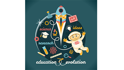 Creative Education illustrator vector material