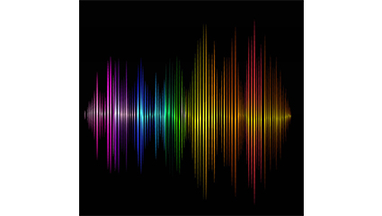 Audio background color vector material