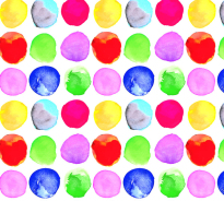 Watercolor dots seamless background vector material