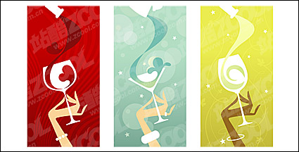 Women hand wine glass lift vector