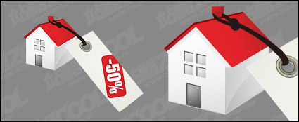 House sales price vector material