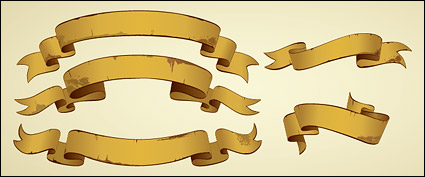 Ribbon Vector nostalgia practical material