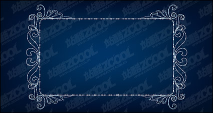 Vector diamond beautiful lace material