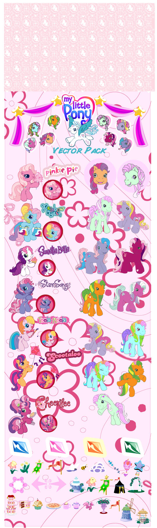 my&nbsp;little&nbsp;pony Cartoon Vector 