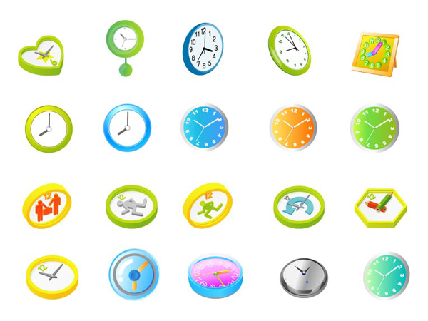 Clock vector material