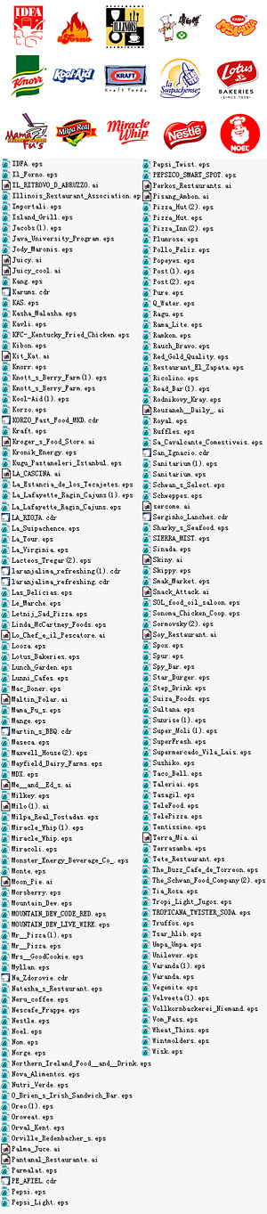 Beverage and Food LOGO Vector material -2