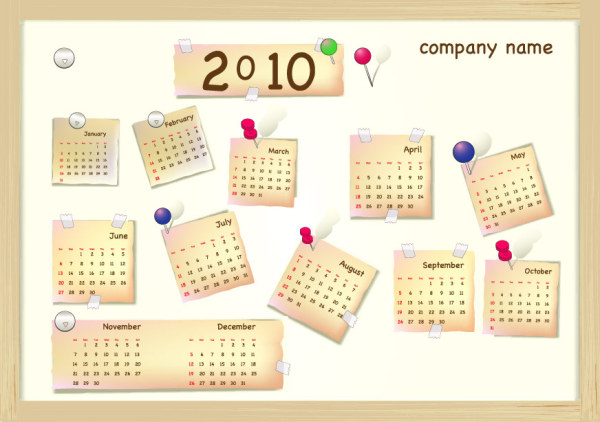 Lovely 2010 calendar	