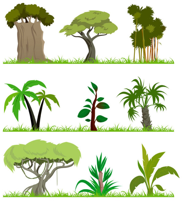 Tree vector material subject