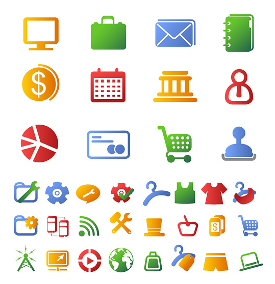 ++ color elements Vector Icons ++ 