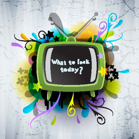 Gorgeous three-dimensional vector illustration background material -5