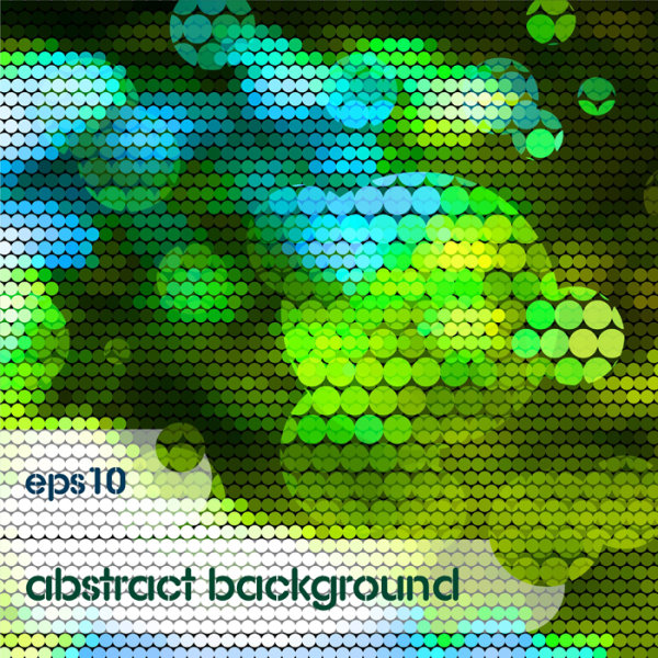 Bright mosaic design background vector -1