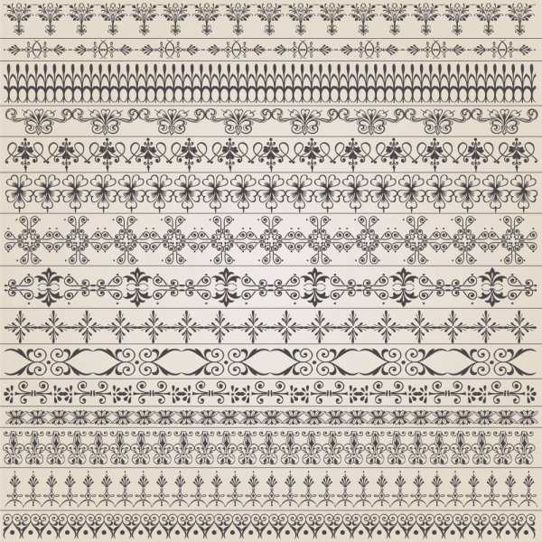 European-style lace pattern 01 - Vector
