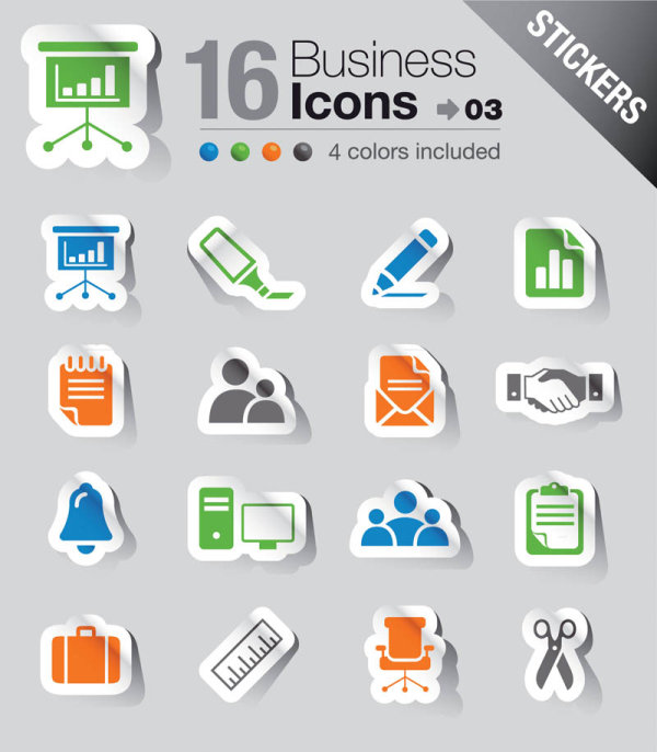 Simple and practical icon 02-- vector material