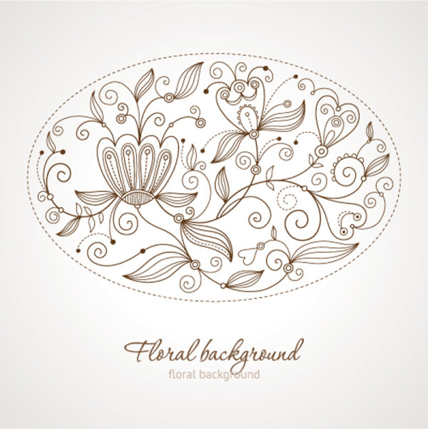 Fine background pattern 05-- vector material