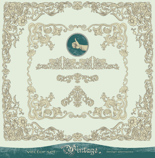 Fine pattern 04 - vector material