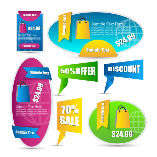 Fashion label 02 - vector material