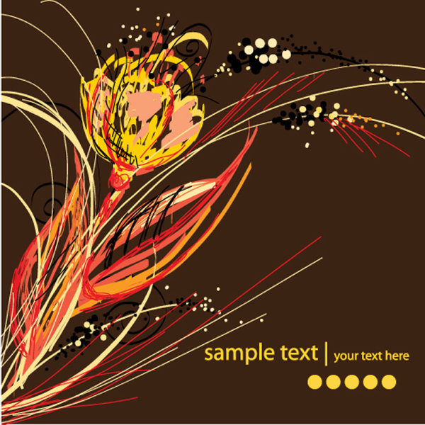 Colorful lines pattern 05 - vector material