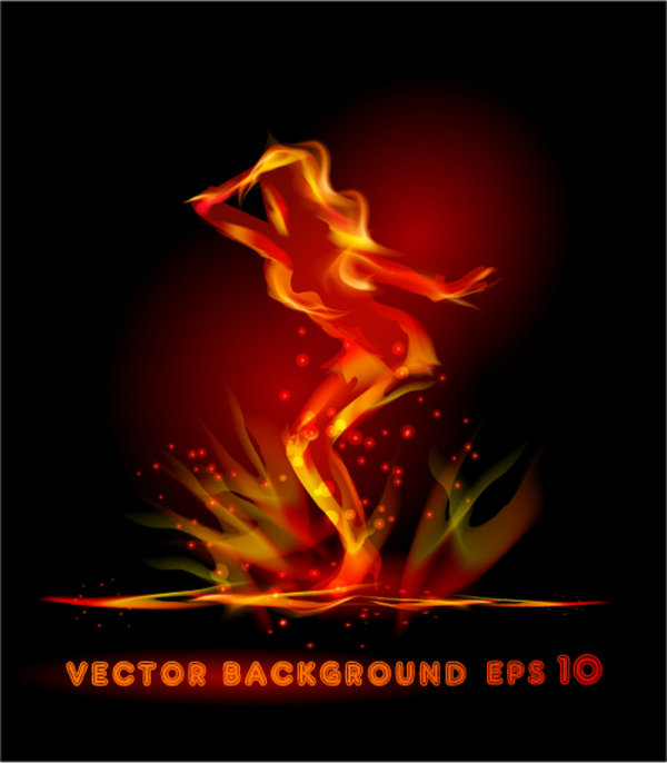 Flame effect 04 - vector material