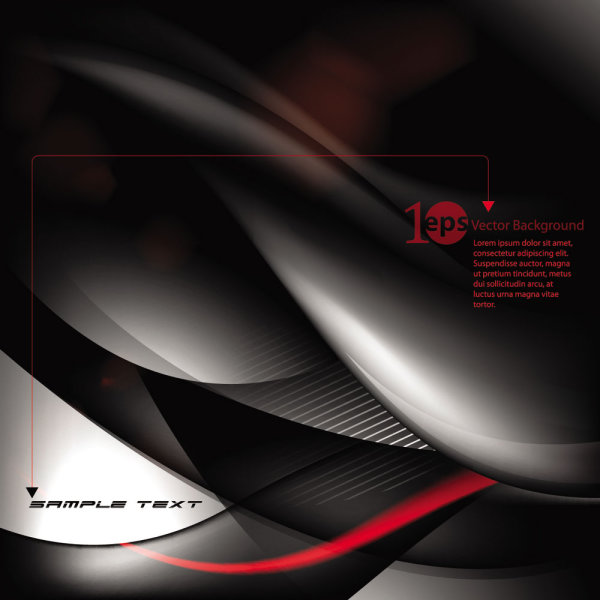 Brilliant dynamic background 03 - vector material