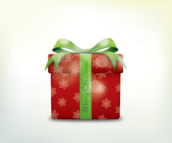 Christmas gift box icons - vector material