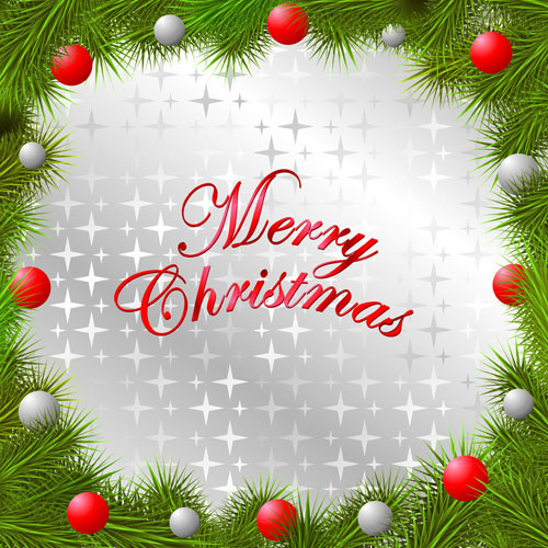 Christmas elements border 03 - vector