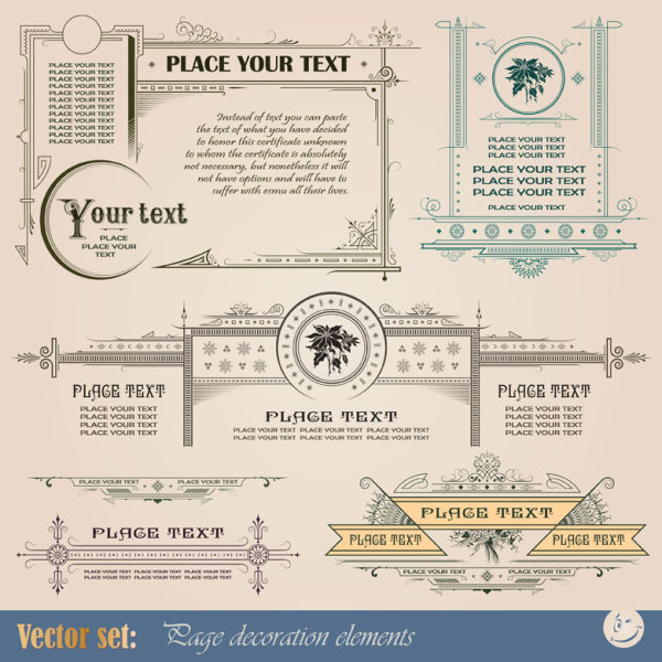 European border 04 - vector material