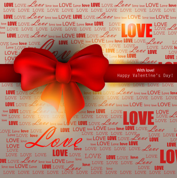 The exquisite Valentine background - vector material