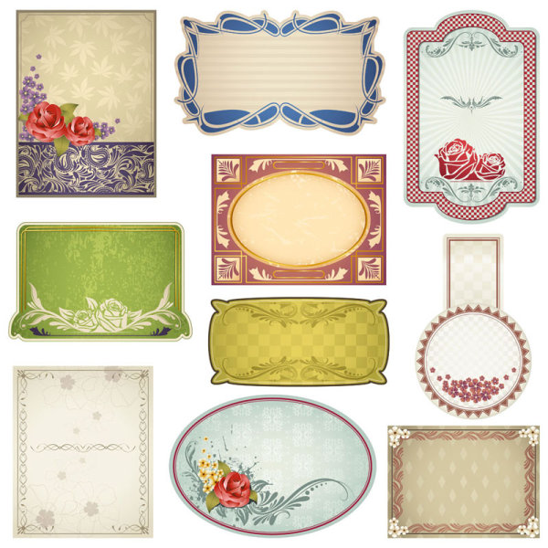 Exquisite border 01 - vector material