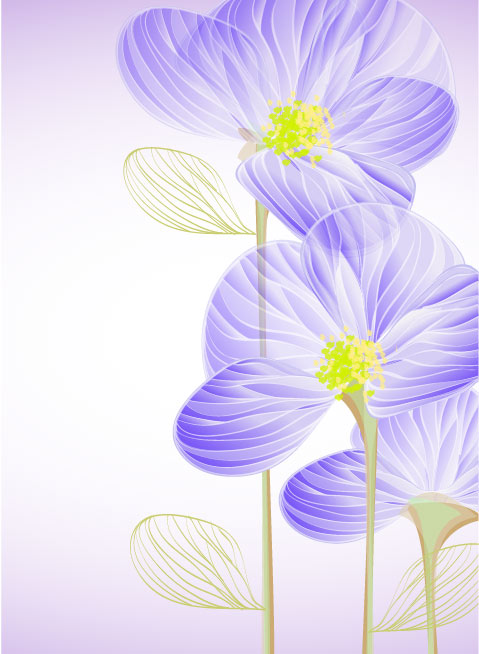 Exquisite flowers 01 - Vector 