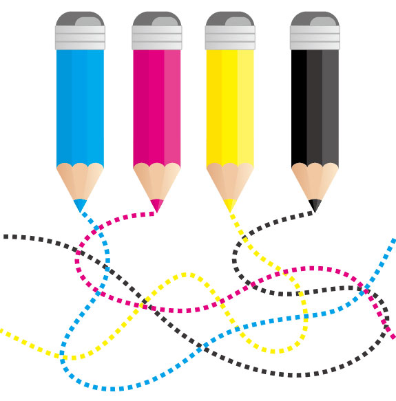 CMYK color 03 - vector material