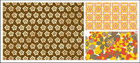practical flower pattern vector background