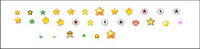 variety of small stars series gif material