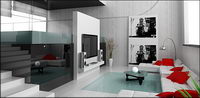 Beautiful home interior picture material-8
