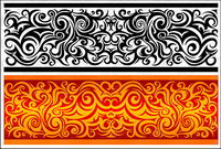 A practical classical pattern vector material