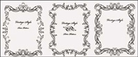 Practical beautiful lace Vector material