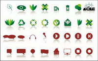 80 simple icons vector material