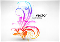 Symphony fashion pattern vector material -1