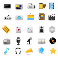 Simple icon vector material