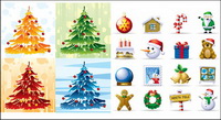 Elements of the lovely Christmas icon