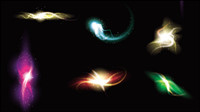 Gorgeous and dazzling lighting effects 03 - vector