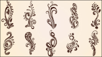 European lace pattern 02 - vector material