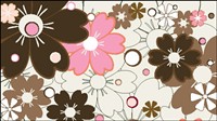 Flower patterns 02 - vector material