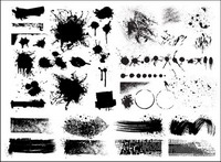 Inkjet effect vector material