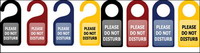 Do Not Disturb notices vector material