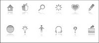 Stock simple vector style icon series