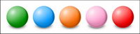 Colorful ball icon png