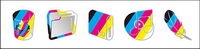 CMYK theme of the computer icon png