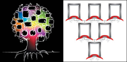 4 special tree vector material		 