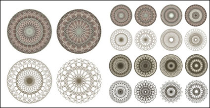 Beautiful coil pattern Vector