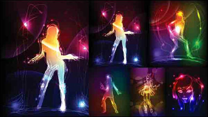 Gerber  graffiti effect women Vector